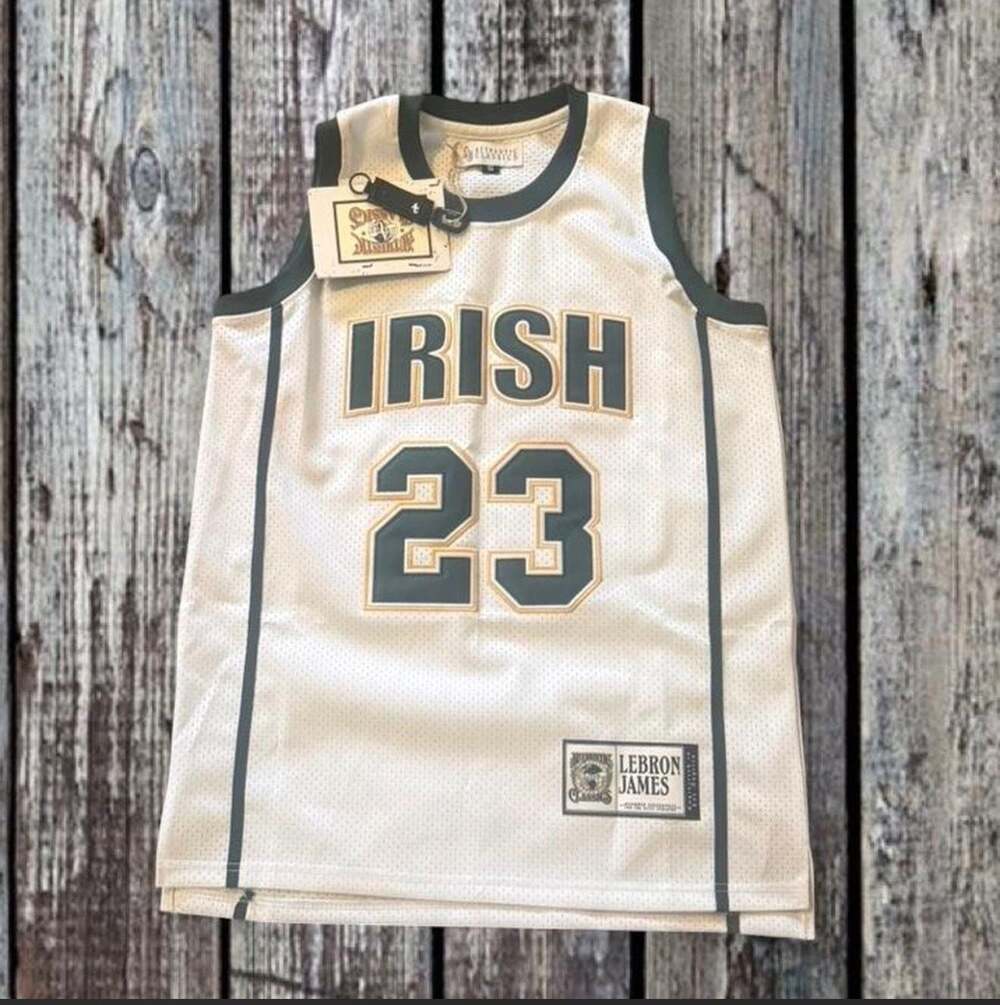 Authentic Classics LeBron James St. Vincent-St. Mary High School Irish Jersey